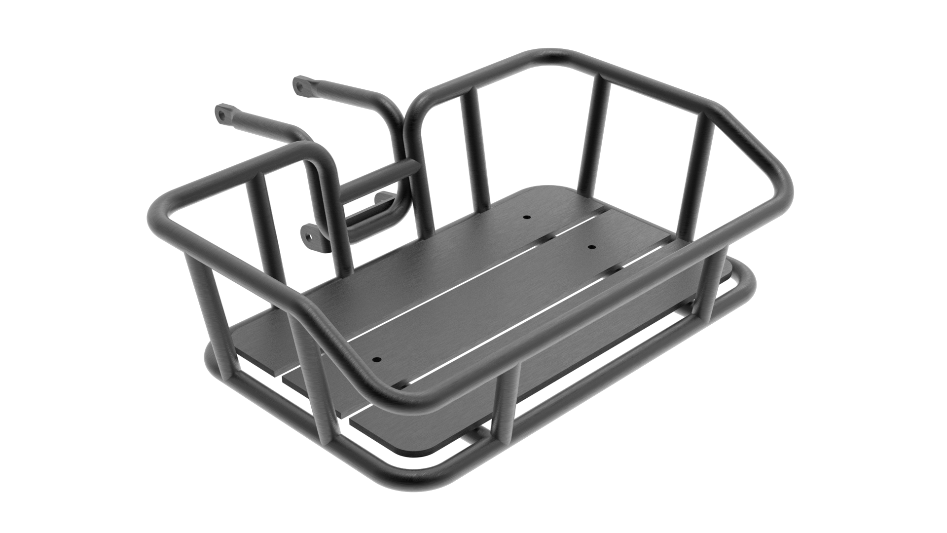 Aluminum alloy front rack