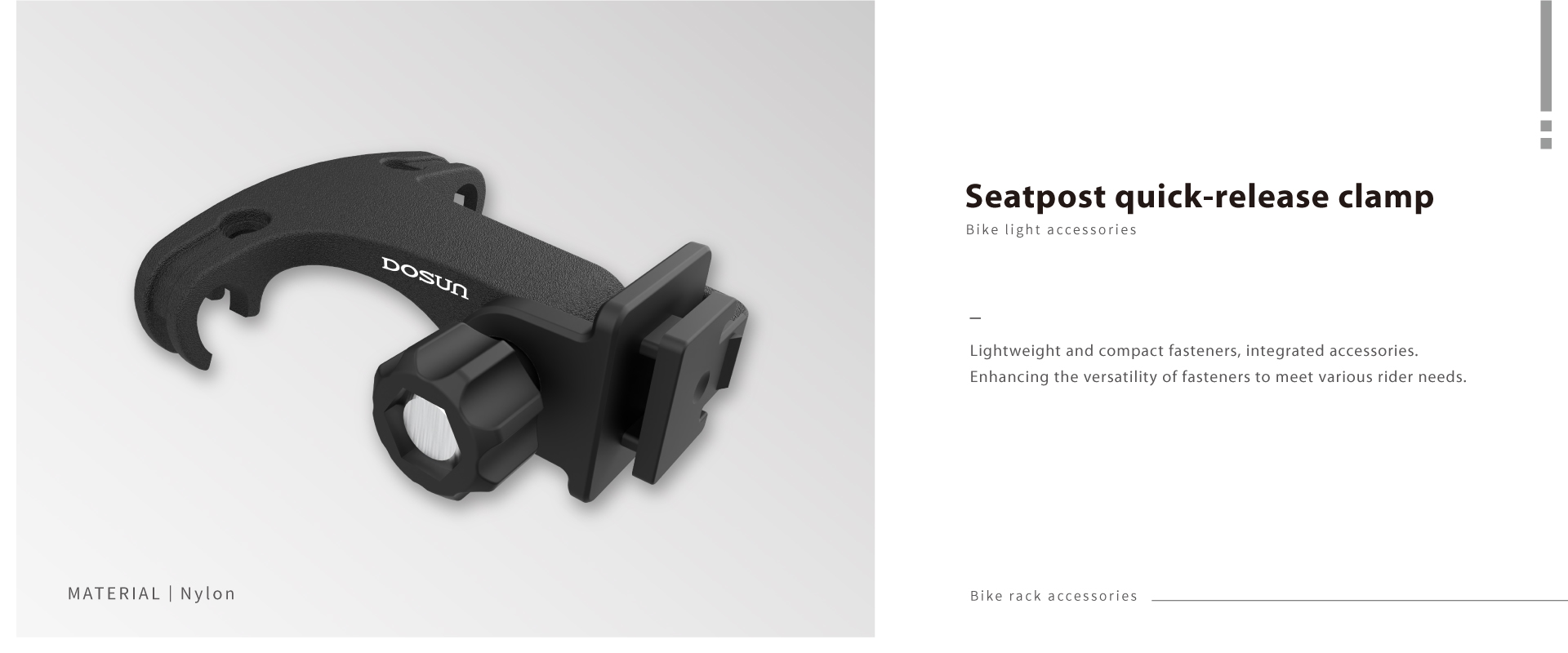 Seatpost quick-release clamp