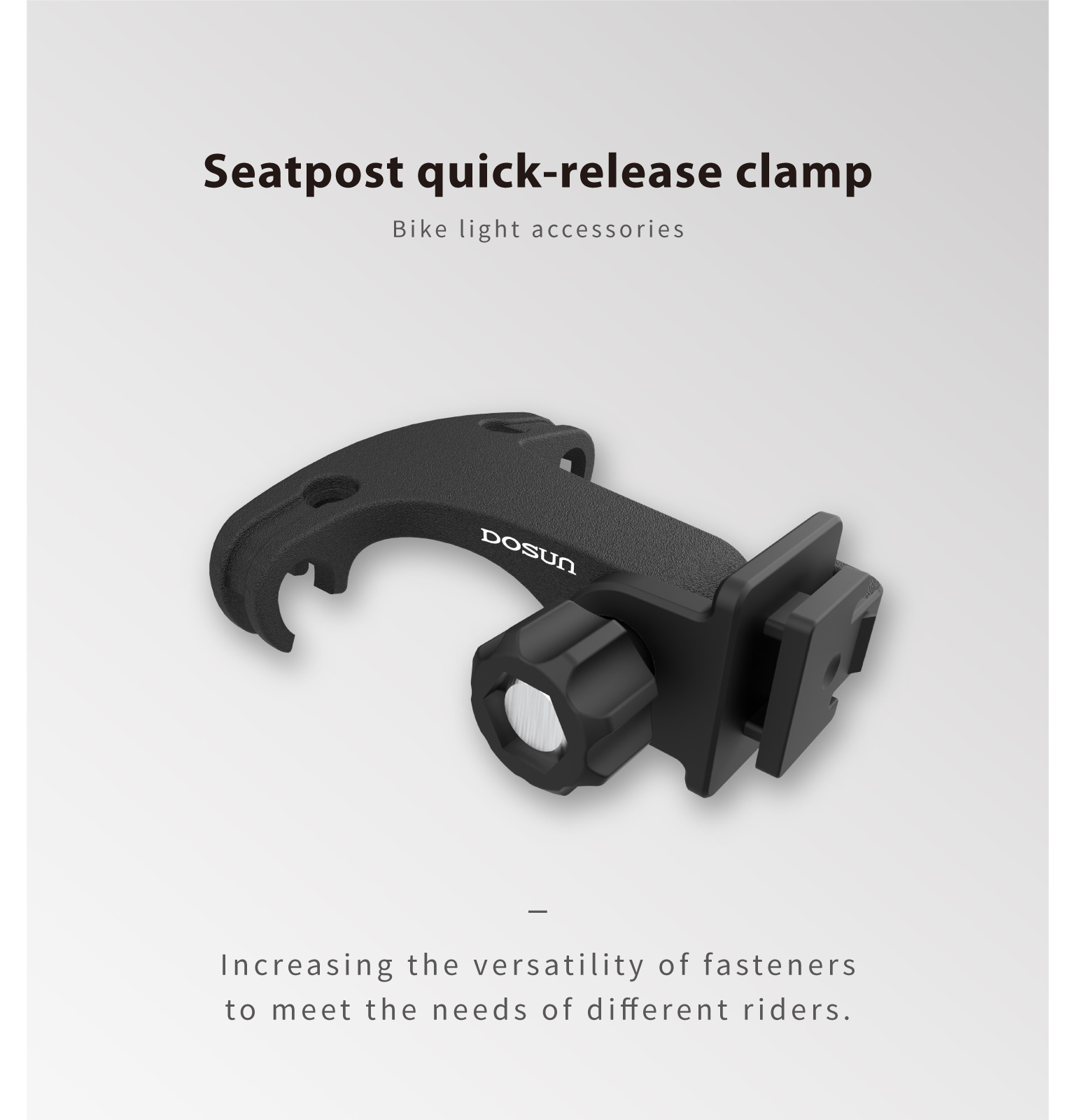 Seatpost quick-release clamp